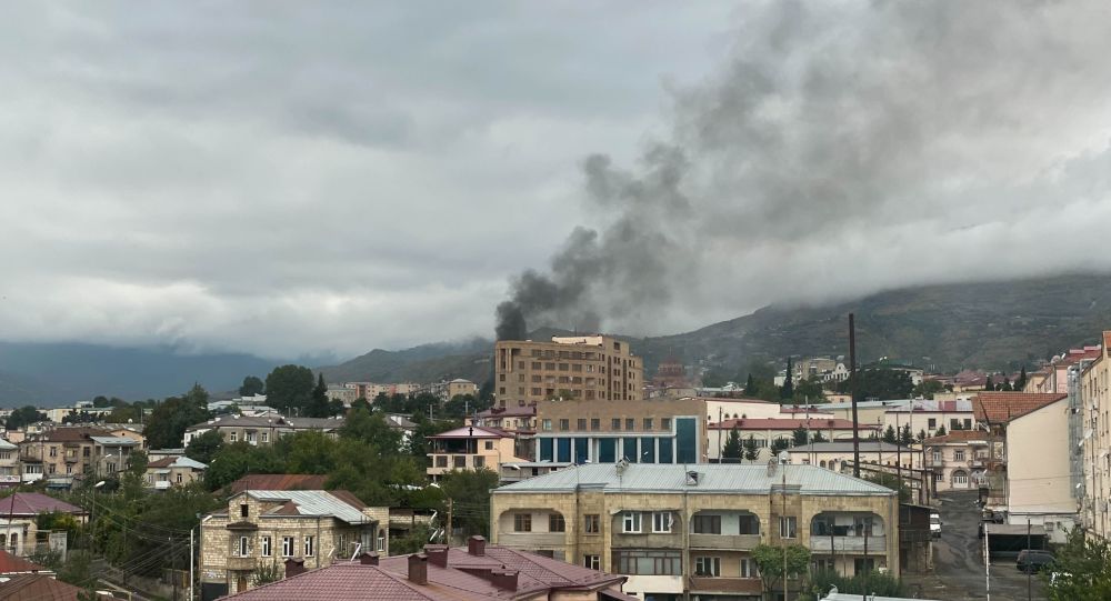 Smoke & Destruction: видео об ударах Азербайджана по столице Нагорного Карабаха, опубликованное Арменией