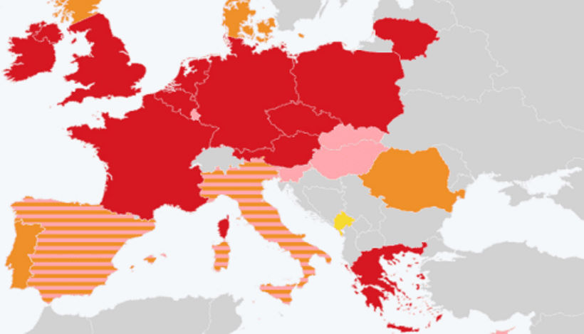 Блокировки по COVID-19 распространяются на всю Европу.