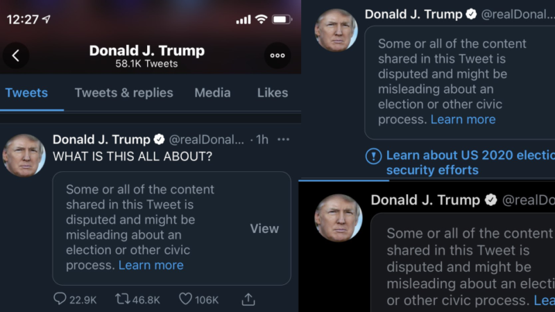 Twitter приостанавливает действие аккаунта за публикацию комментариев из нового блога Трампа