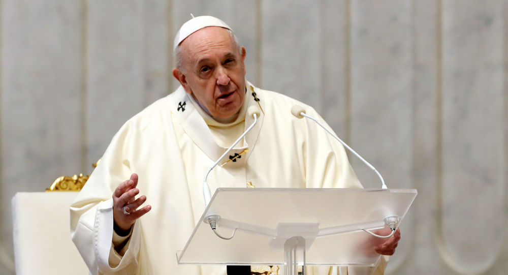 Папа Франциск возглавил мессу в Сочельник в Ватикане