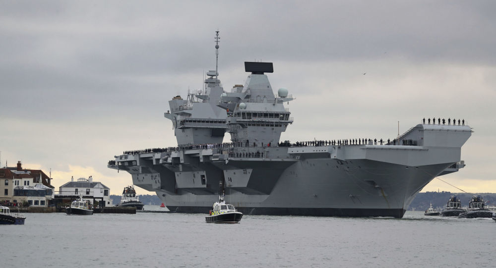 Сообщается, что новый авианосец Королевского флота Великобритании затоплен во второй раз