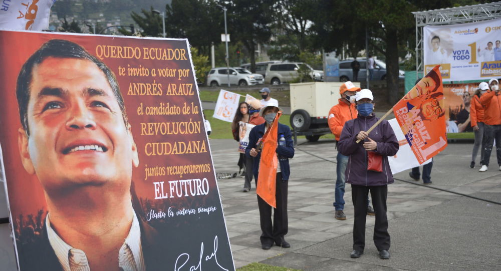 Арауз опережает на президентских выборах Эквадора первые официальные результаты