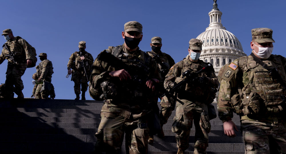 Национальная гвардия останется в столице США до 12 марта из-за слухов о беспорядках в Интернете, заявил конгрессмен