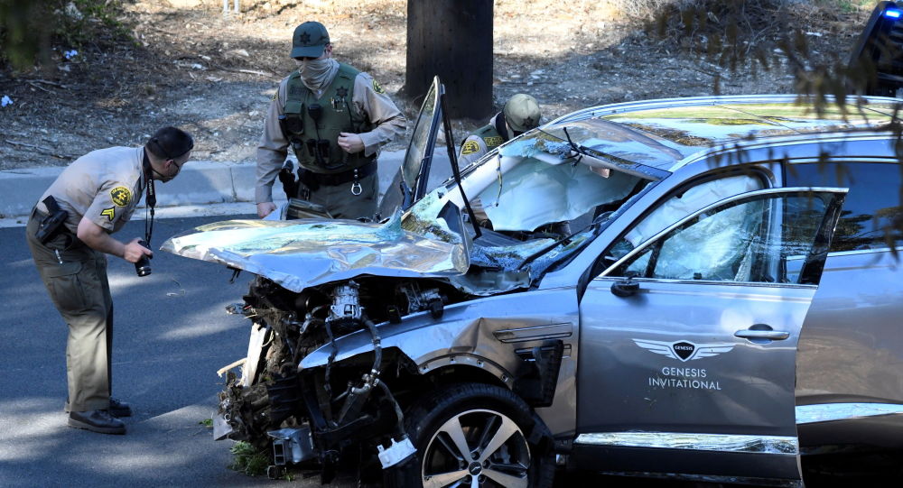 Тайгер Вудс чуть не врезался в машину телевизионного директора перед аварией в Калифорнии