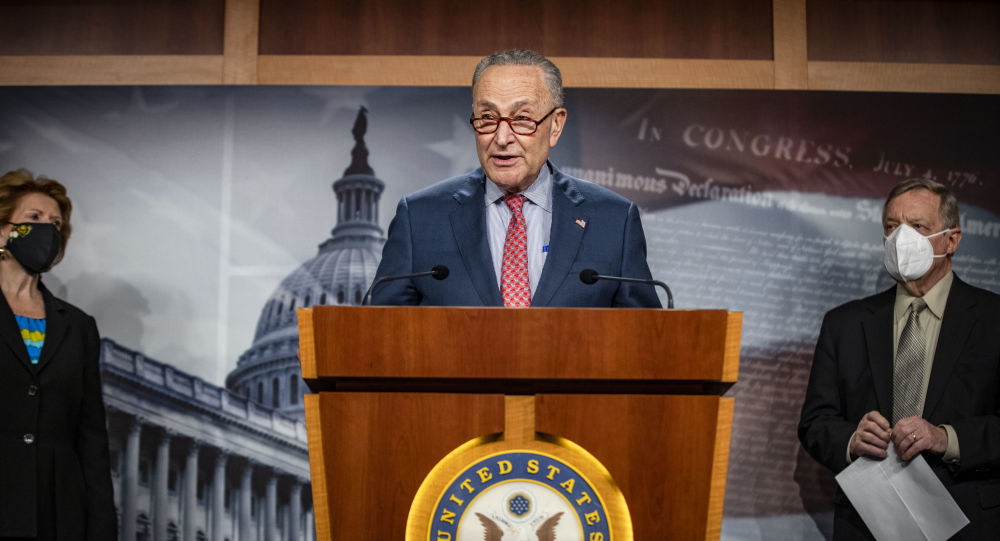 Шумер призывает демократов Сената работать с республиканцами над двухпартийным законопроектом, направленным против Китая