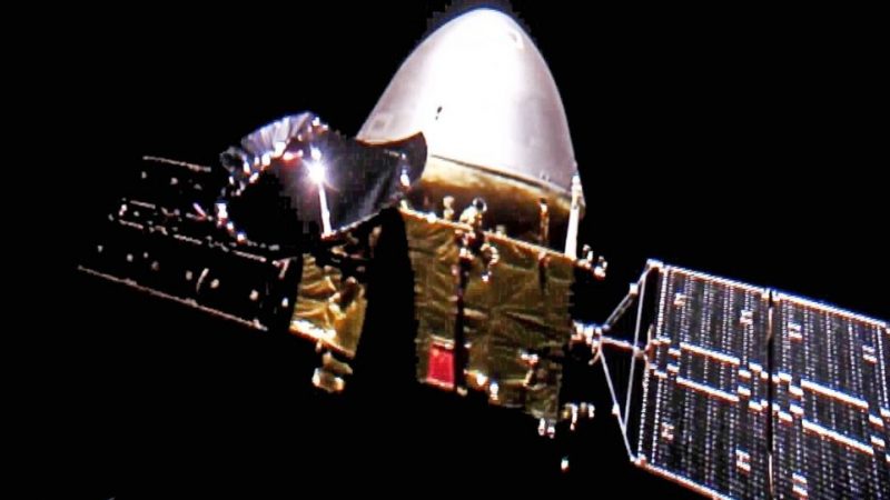 Китайский зонд Tianwen-1 коснулся Марса впервые в истории