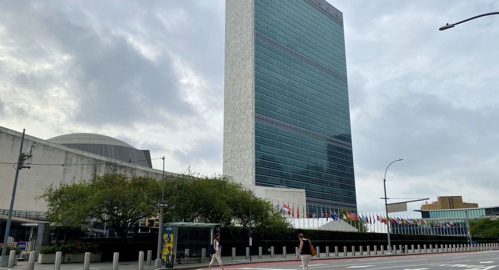 Пропалестинские демонстранты собираются в штаб-квартире ООН в Нью-Йорке