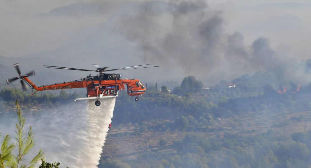 Лесные пожары поразили Древнюю Олимпию в Греции и ТЭЦ в Турции — фото, видео