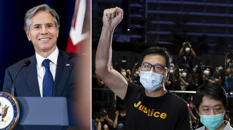 Смешанные сигналы из США, поскольку Blinken удаляет твит, в котором заявляет о поддержке Вашингтоном антиправительственных протестующих в Гонконге