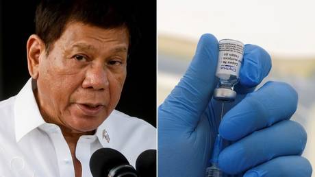 Дутерте из Филиппин предлагает новый способ решения проблем с вакцинацией