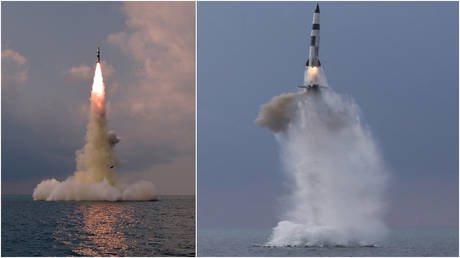 Северная Корея заявила, что испытала НОВЫЙ тип баллистической ракеты, запускаемой с подводных лодок, с « продвинутой » системой наведения и управления