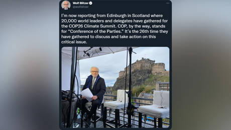 Люди спрашивают, почему журналист CNN находится в Эдинбурге на COP26… пока саммит проходит в Глазго