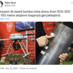 Турция делает дрон, который может уничтожать бомбы с помощью лазерного луча - RT World News