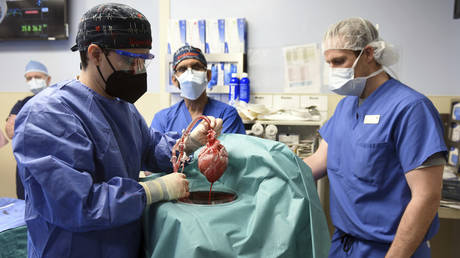 Человек, получивший первую в мире пересадку сердца свиньи, умер