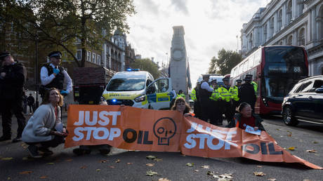Участники кампании Just Stop Oil арестованы на Даунинг-стрит, 10