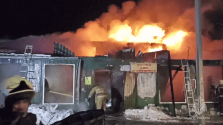 13 человек погибли при пожаре в Сибири