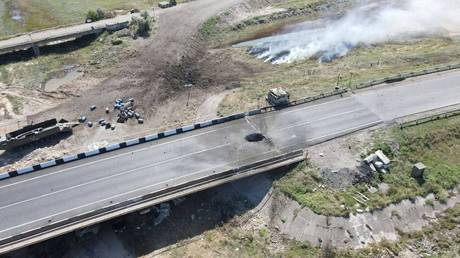 Украина наносит удары по мостам в Крыму ракетами британского производства