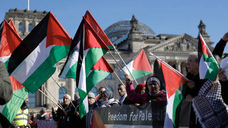 Учитель и ученик подрались из-за палестинского флага в Берлине