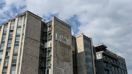 В Москве загорелось знаменитое здание газеты