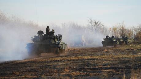 Российские войска освобождают населенный пункт в Запорожской области