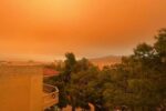 Грецию захлестнула песчаная буря в Сахаре