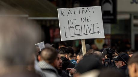 Исламисты митингуют в поддержку немецкого «халифата» в Гамбурге