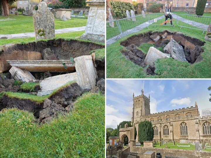 Тайна под надгробием: В старинном английском храме неожиданно обрушилась усыпальница
