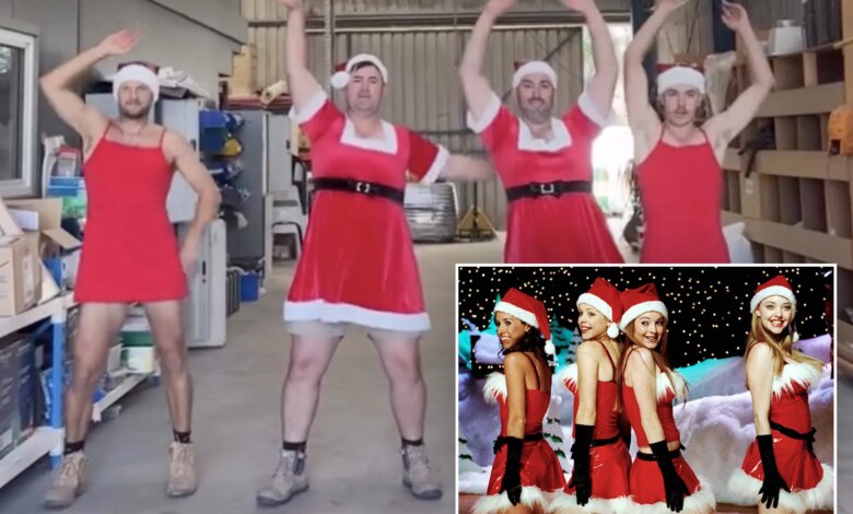 Сантехники вразнос: Австралийские работяги взорвали Сеть танцем из «Дрянных девчонок» в костюмах секс-Сант