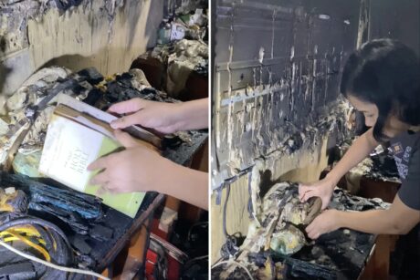 Чудесное спасение: Библия семьи осталась невредимой после разрушительного пожара