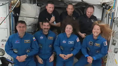 Российский космонавт Андрей Федяев прибыл на МКС в составе международной миссии