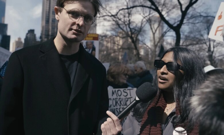 «А как же геи Ормуза?»: вирусное интервью с протестующей в Нью-Йорке рассмешило соцсети