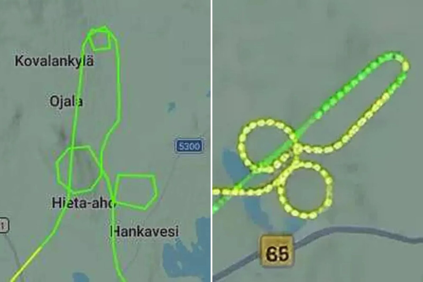 Художества в небе Финляндии