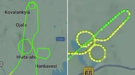 Художества в небе Финляндии