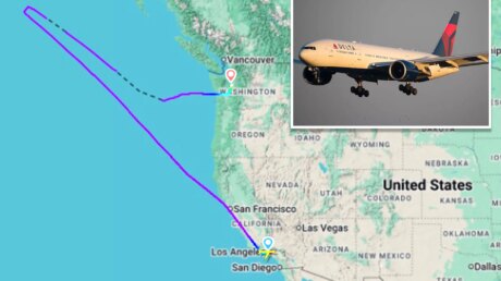 Неадекватный пассажир сорвал рейс Delta в Шанхай: самолёт экстренно сел в Сиэтле