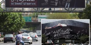 «Готовься умереть, террорист»: Иранские билборды с окровавленными членами семьи Трампа вызвали шок