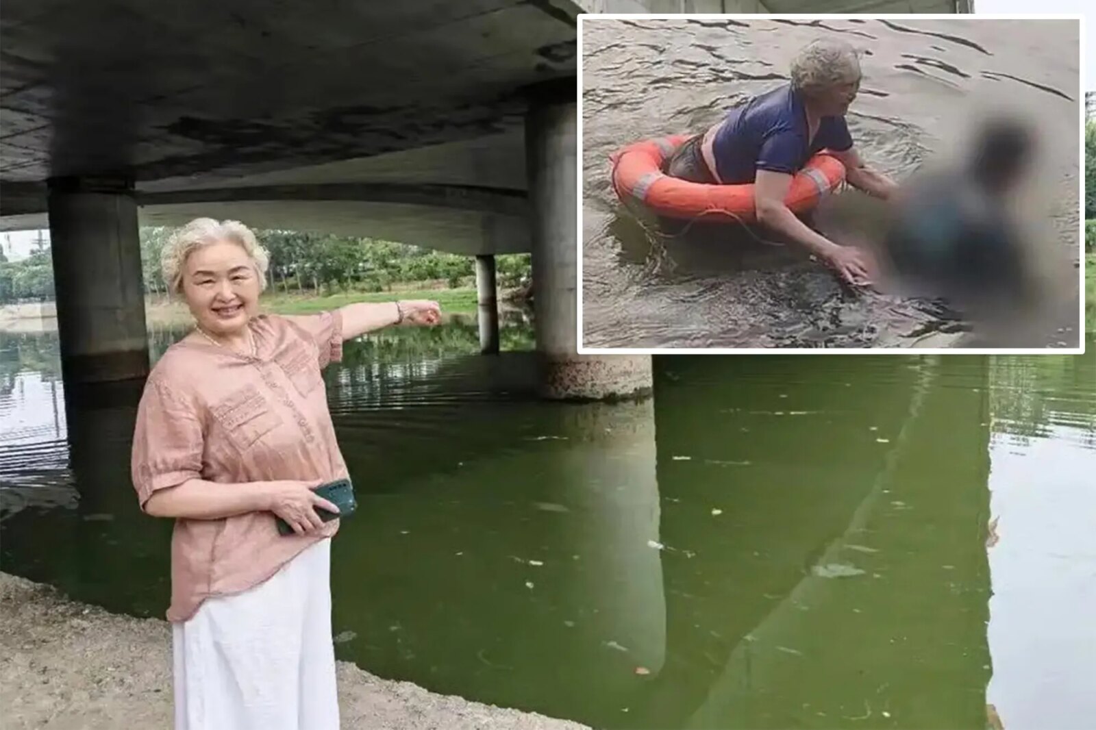 «Ничего особенного»: 71-летняя бабушка, сама научившаяся плавать, бросилась в реку спасать тонущего мужчину — брат отругал, полиция наградила