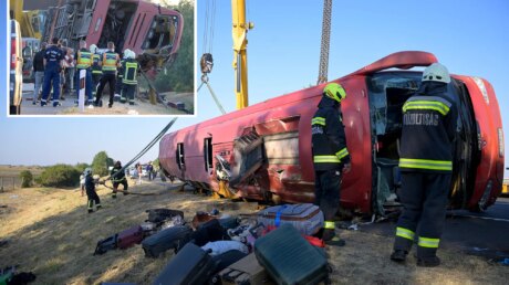 В Венгрии перевернулся польский автобус: 12 погибших, водителя задержали
