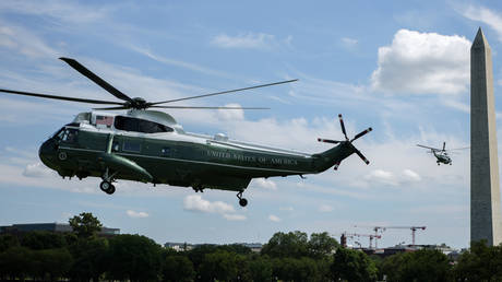 Опасное сближение над Вашингтоном: Marine One с Трампом на борту едва не столкнулся с пассажирским самолётом