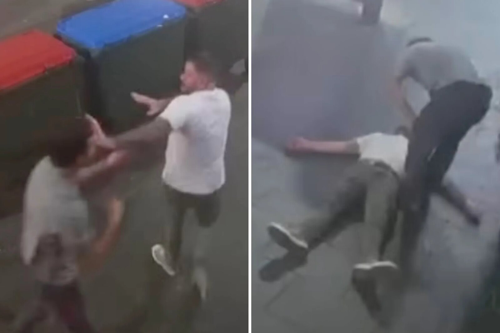 Объятия, пощечина и кровь на асфальте: уличное нападение в Сиднее попало на видео