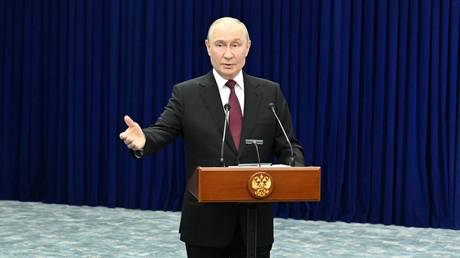 «Враг рассыплется»: главные заявления Путина о ходе спецоперации, терактах Киева и «акулах империализма»