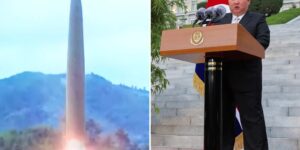 Северная Корея запустила баллистическую ракету на фоне напряжённости из-за мин на границе
