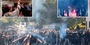 Франция в огне: 450 000 протестующих, пострадавший малыш и 24 сожжённые школы