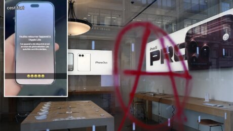 «Верните устройство в Apple Lille»: мародёры во Франции получили предупреждение о блокировке и отслеживании украденных iPhone