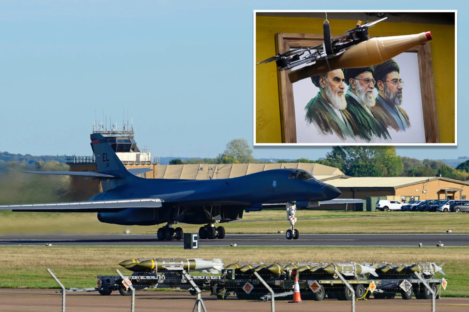 Угроза иранского удара дронами вынудила США вывести бомбардировщики B-1 с базы в Великобритании